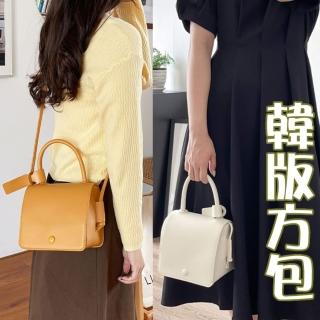 【MoonDy】女生包包 包包女 小眾設計 醫生包 肩背包 斜背包 側背包 女生手提包 韓國包包 方包 黑色包包