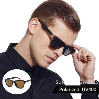 【SUNS】經典款時尚偏光墨鏡 Polarized太陽眼鏡 中性駕駛墨鏡 S53茶框茶片(輕量/防眩光/遮陽/抗UV400)