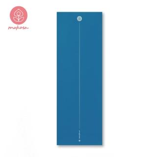 【Mukasa】PVC瑜珈墊 6mm - 靜謐藍 - MUK-23121(獨家設計體位線)