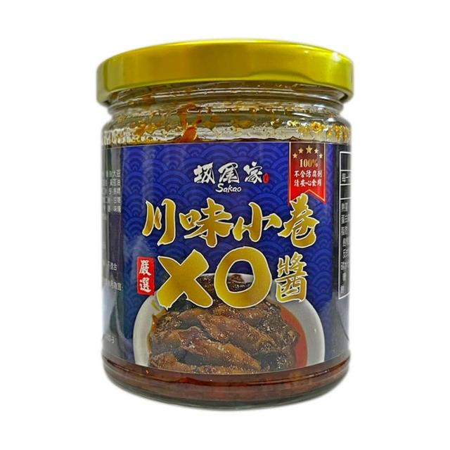 【尾家】嚴選川味小卷XO醬(220g/瓶 海島澎湖必買伴手禮)