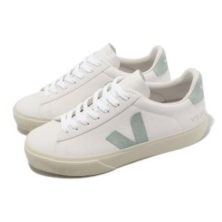 【VEJA】休閒鞋 Campo Chromefree Leather 女鞋 白 水藍 奶油底 小白鞋(CP0502485A)