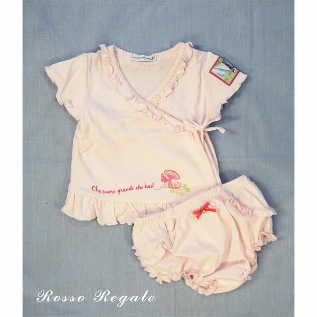 【義大利 Rosso】森林童話 新生兒夏季套裝(適合：0-3個月大)