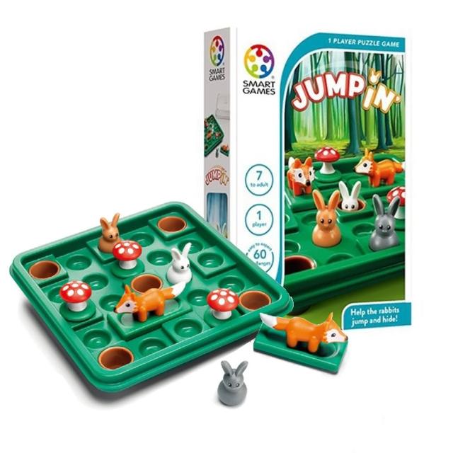 【比利時 Smart Games】益智桌遊 - 跳跳小兔 01256(ACT06297)