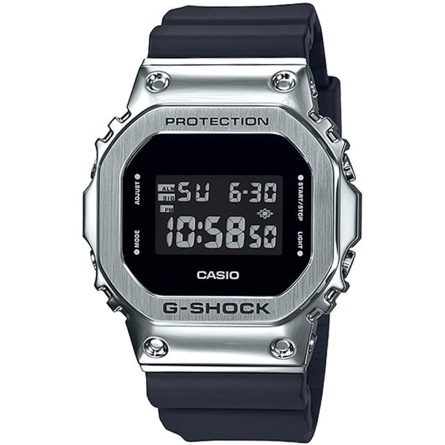 【CASIO 卡西歐】G-SHOCK 潮流亮眼腕錶(GM-5600-1DR)