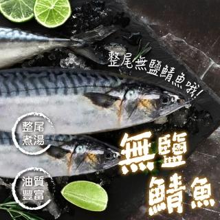 【一手鮮貨】無鹽整尾挪威鯖魚(2尾組/單尾500g~550g/鯖魚)