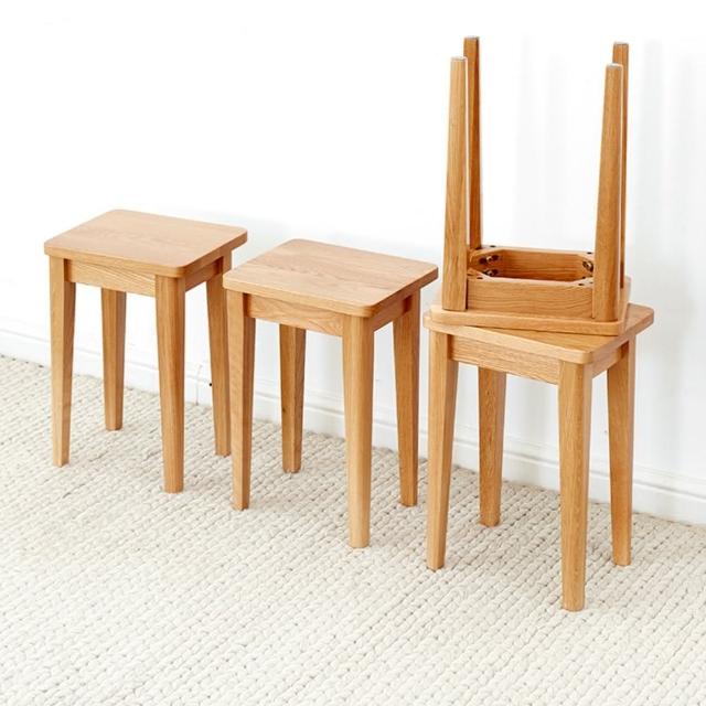 【橙家居·家具】/預購/加莫系列實木方凳 JM-A5131(售完採預購 椅凳 椅子 小椅子 小椅凳)