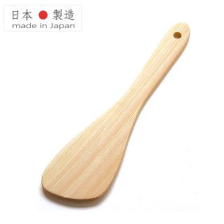 【KISOU】日本產無上漆檜木鍋鏟26cm(日本製)