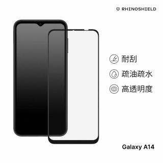 【RHINOSHIELD 犀牛盾】Samsung Galaxy A14 4G/5G 9H 3D滿版玻璃保護貼(3D曲面滿版)