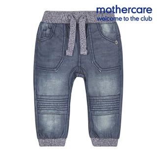【mothercare】專櫃童裝 經典束口牛仔褲(9-12個月)