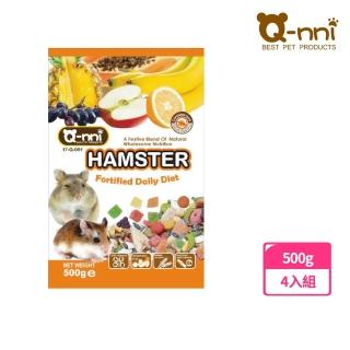 【Q-nni】寵物鼠水果大餐500g*4包組(小動物飼料)