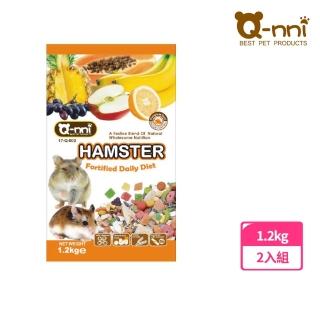 【Q-nni】寵物鼠水果大餐1.2kg*2包組(小動物飼料)