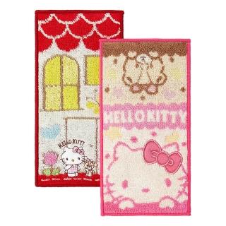 【Marushin 丸真】Sanrio 三麗鷗 抗菌口袋毛巾二入組 Hello Kitty