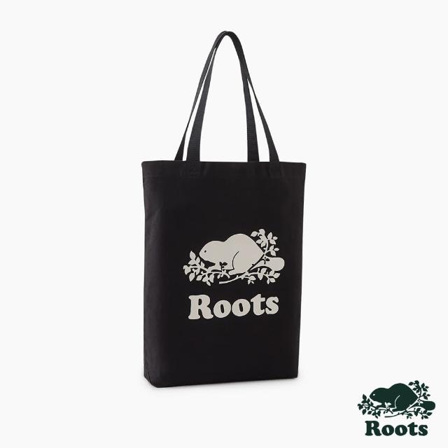 【Roots】Roots配件-有機棉帆布袋(黑色)