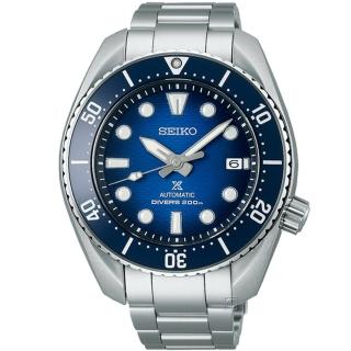 【SEIKO 精工】-黑牌款-PROSPEX系列 SUMO 陶瓷錶圈 潛水機械腕錶 母親節(6R35-02C0B/SPB321J1-45mm)