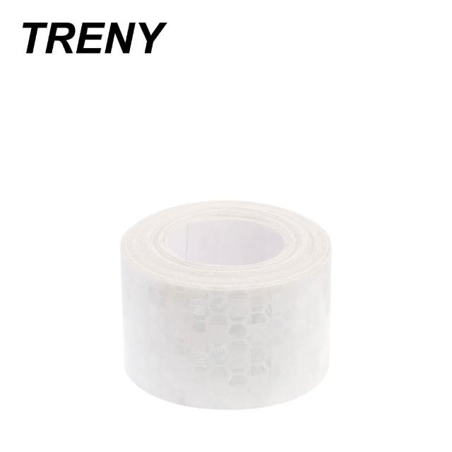 【TRENY】夜間警示反光貼2.5x3M白色(反光膠帶)