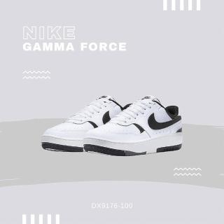 【NIKE 耐吉】Nike Gamma Force White Black 黑白 男女 熊貓 厚底(DX9176-100)
