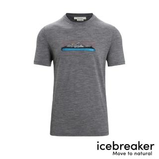 【Icebreaker】男 Tech Lite II 圓領短袖上衣 白雪皚皚-AD150(底層衣/排汗衣/美麗諾羊毛衣/T恤/機能上衣)