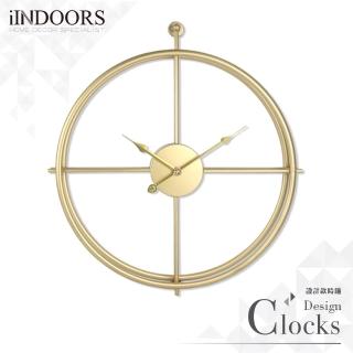 【iINDOORS 英倫家居】Loft 簡約設計時鐘(璀璨金針 50cm)