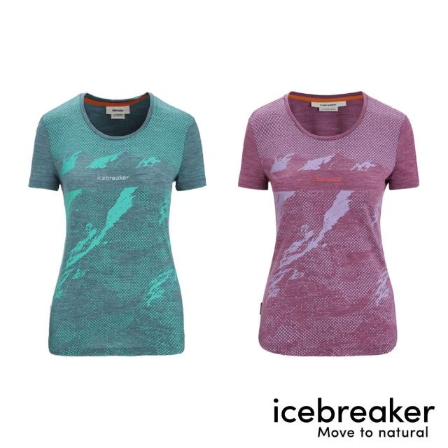 【Icebreaker】女 Sphere II Cool-Lite☆ 圓領短袖上衣-山徑野跑(排汗衣/底層衣/美麗諾羊毛衣/T恤/旅行)