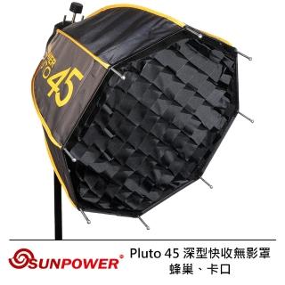 【SUNPOWER】Pluto 45 深型快收無影罩 + 蜂巢 + 卡口