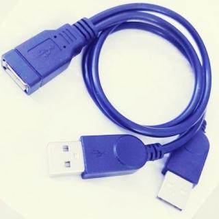 【Ainmax 艾買氏】USB2.0 母頭傳輸延長線對USB 2公頭(傳輸資料用不作供電使用)