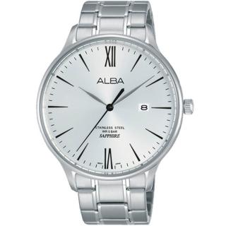 【ALBA】雅柏 PRESTIGE系列 簡約大三針時尚腕錶(VJ42-X238S/AS9E95X1白43mm)