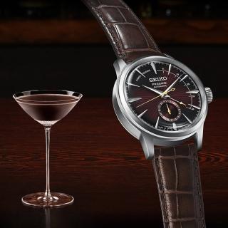 【SEIKO 精工】Presage調酒師動力儲存顯示機械錶 指針錶 手錶 禮物 畢業(4R57-00E0M/SSA393J1)