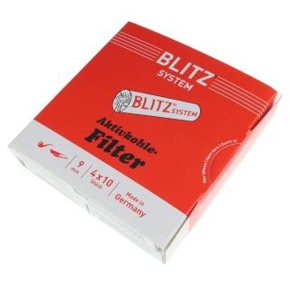 【BLITZ】煙斗用9mm活性碳濾心-德國製造(40支入)