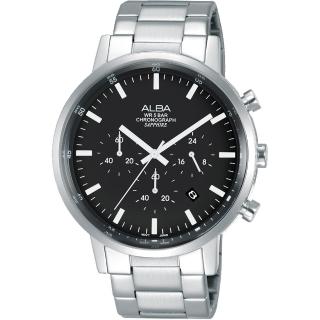 【ALBA】Prestige 時尚三眼計時腕錶(VD53-X296D/AT3D33X1-42mm)
