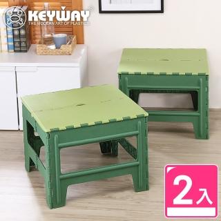 【KEYWAY 聯府】綠蘿休閒摺合桌40cm-2入(露營野餐 折疊收藏 MIT台灣製造)