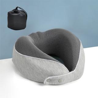 【GE嚴選】可收納飛機枕 護頸枕(飛機枕 旅行枕 U型枕 記憶枕 午睡枕)