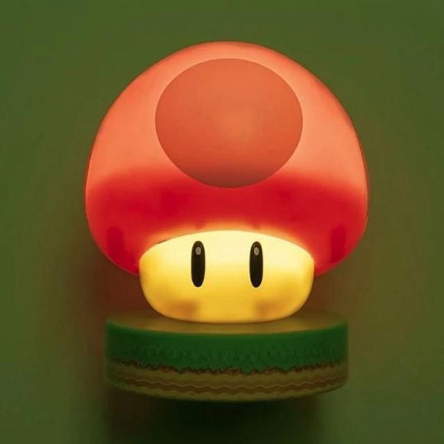 【Paladone UK】官方授權 蘑菇造型燈-小夜燈 ICON系列(瑪利歐 造型夜燈 送禮 生日禮物)
