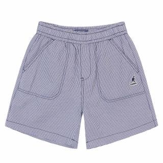 【KANGOL】韓國-KIDS 泡泡布面短褲-藍(W23SC401NY)