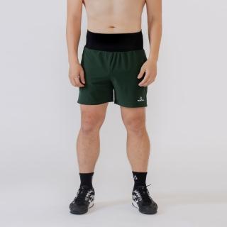 【TAKODA】Opo 多口袋機能跑褲 男女共版 森林綠(輕量透氣/排汗速乾/親膚舒適)