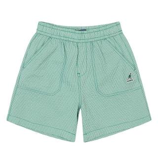 【KANGOL】韓國-KIDS 泡泡布面短褲-綠(W23SC401GR)