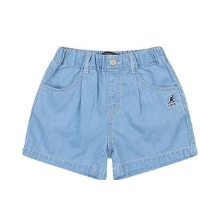 【KANGOL】韓國-KIDS 牛仔短褲(W23SC001DM)