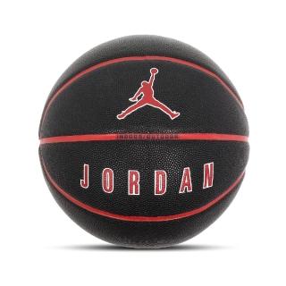 【NIKE 耐吉】籃球 Jordan Ultimate 2.0 8P 標準 7號球 黑 紅 室外球(J100825401-707)