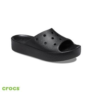 【Crocs】女鞋 經典雲朵涼拖(208180-001)