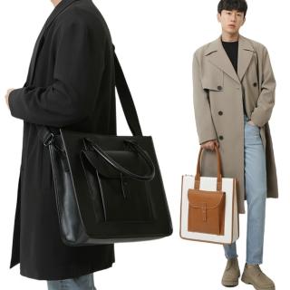 【MoonDy】托特包 韓國包包 精品包包 手提包 肩背包 斜背包 側背包 托特包男 男包 男生包包 黑色包包