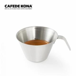 【CAFEDE KONA】不鏽鋼濃縮盎司杯90ml(食品級304不鏽鋼)