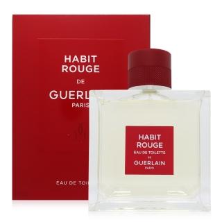 【Guerlain 嬌蘭】Habit Rouge 紅衣騎士男性淡香水 EDT 100ml(新版 平行輸入)