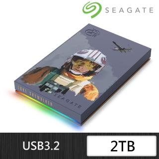 【SEAGATE 希捷】Firecuda Gaming 星際大戰-天行者路克限定版 2TB 2.5吋行動硬碟(STKL2000412)