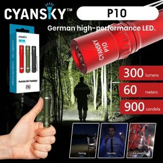 【CYANSKY】錸特光電 P10 AA筒 300流明(EDC手電筒 防水 3號電池 i5R i5T 鑰匙燈)