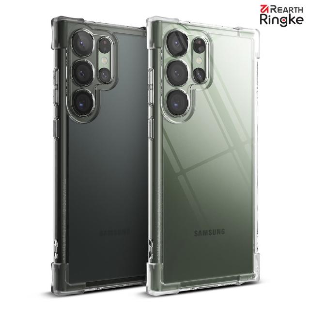 【Ringke】三星 Galaxy S23 Ultra 6.8吋 Fusion Bumper 防撞緩衝手機保護殼 透明 霧黑(Rearth 軍規防摔)
