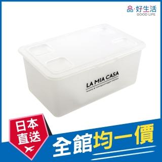 【GOOD LIFE 品好生活】La mia萬用附蓋收納盒（透明）(日本直送 均一價)
