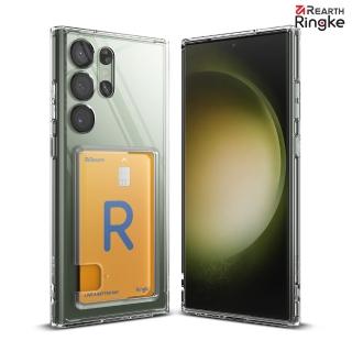 【Ringke】三星 Galaxy S23 / Plus / Ultra Fusion Card 卡片收納防撞手機保護殼 透明(Rearth 軍規防摔)