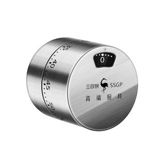 【PUSH!】廚房用品不銹鋼磁吸機械式定時器提醒器鬧鐘時間管理廚房(計時器D317)