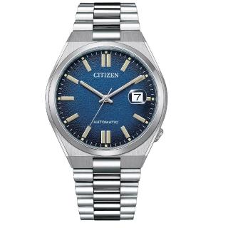 【CITIZEN 星辰】海水藍色自動上鍊機械錶 /40mm(NJ0151-88L)