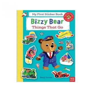 Bizzy Bear： My First Sticker Book Things That Go （貼紙書）