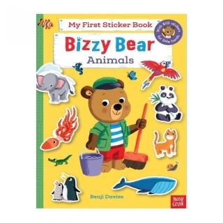 Bizzy Bear： My First Sticker Book Animals （貼紙書）